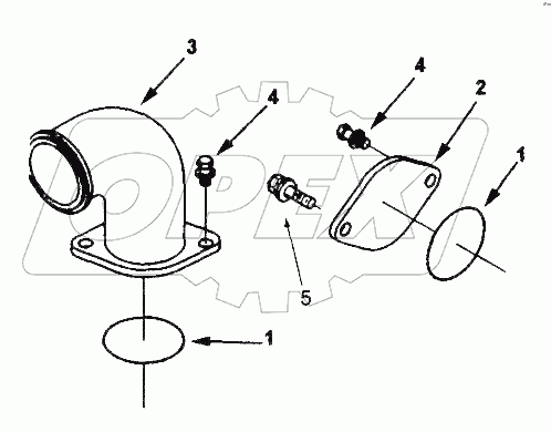  W01121 Water Outlet Connection