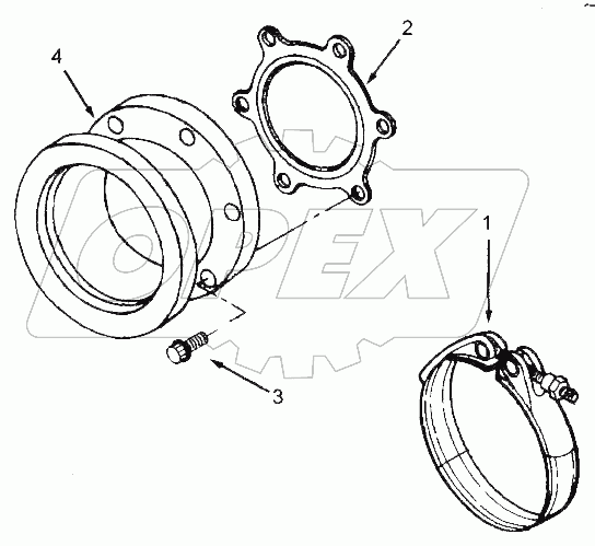  XS1060 Exhaust Outlet Connection