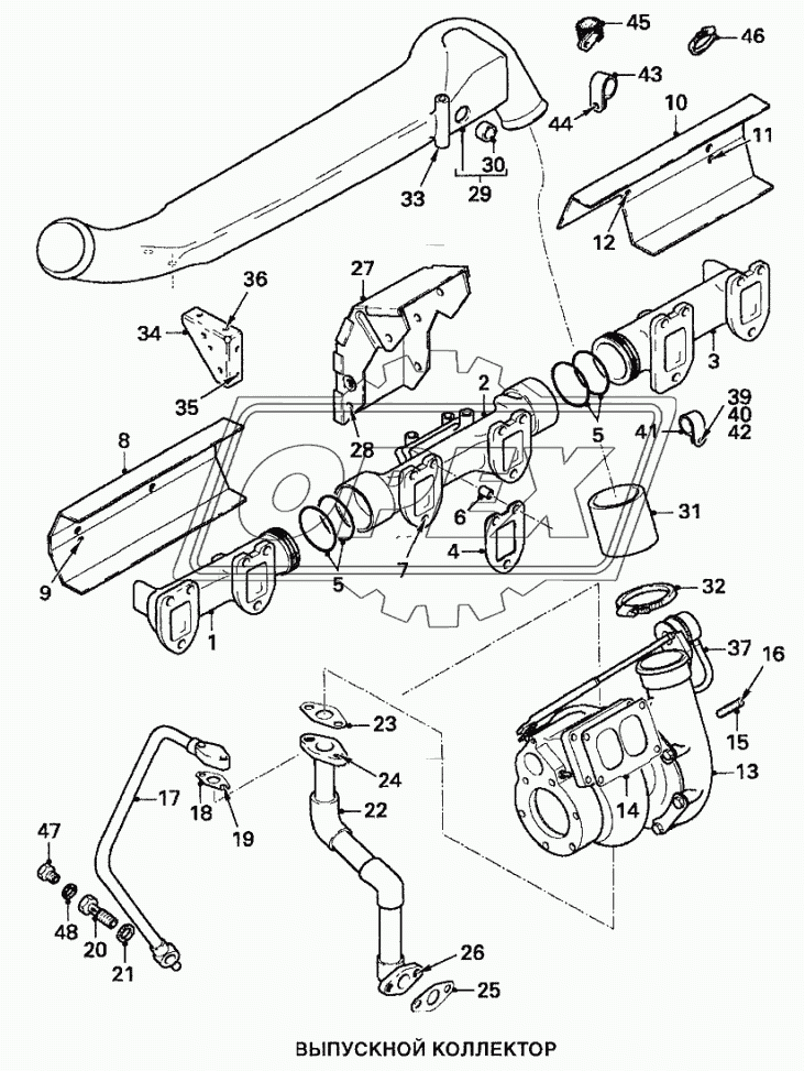 Коллектор выпускной