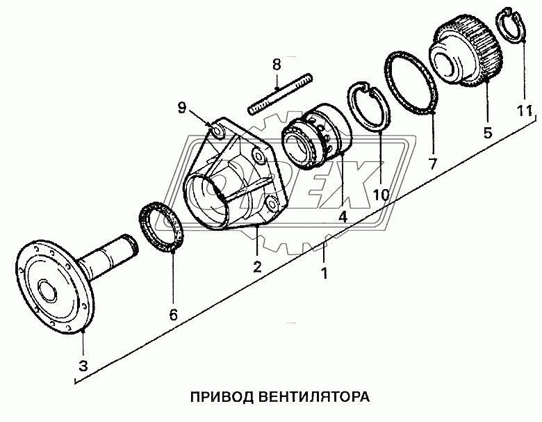 Привод вентилятора