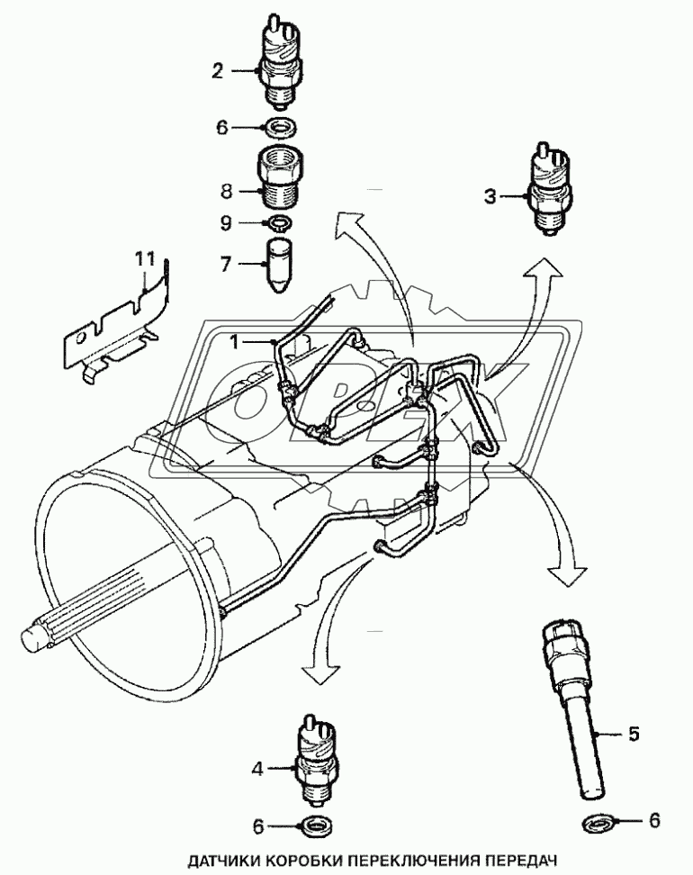 Датчики коробки переключения передач