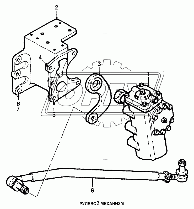 Механизм рулевой