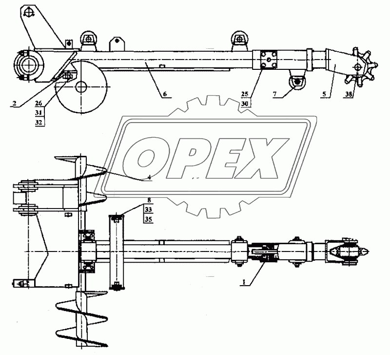 Рабочий орган 1