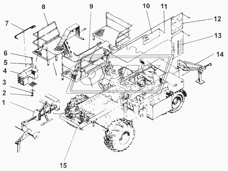 Свеклопогрузчик-очиститель СПС-4,2А-02 1