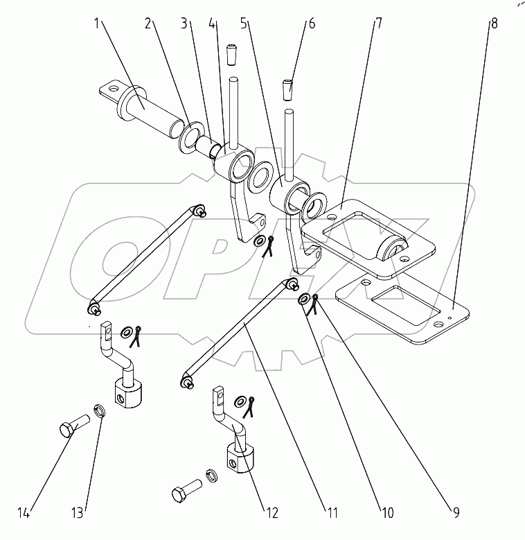  Multiple Directional Control Valve Operation Mechanism