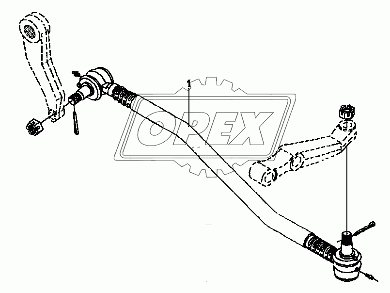 3301A2-K0300 Продольная рулевая тяга