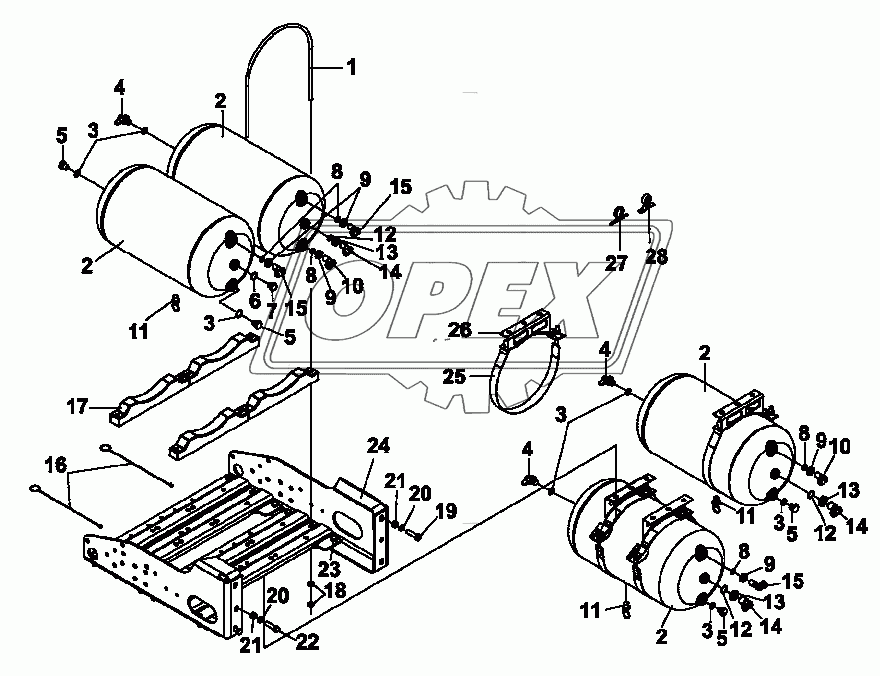 3513G-K0800 Воздушные ресиверы