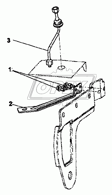 1606C-C0101 Трубопровод гидросистемы сцепления