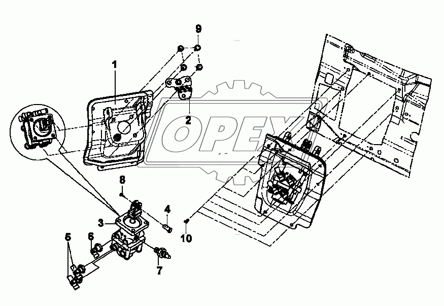 3514A-C0100 Тормозной кран