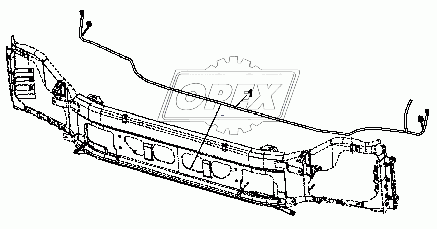 3724N-C0100 Пучок проводов бампера