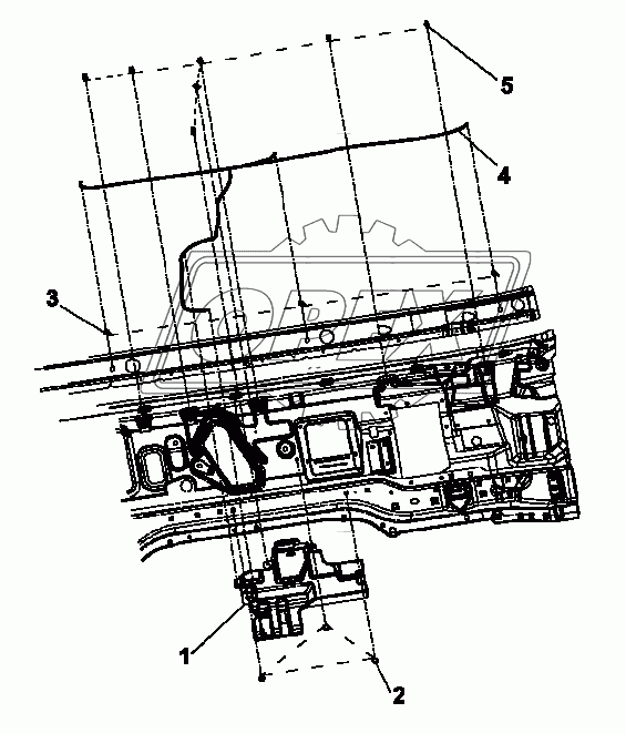 3747A-C0100 Омыватель лобового стекла