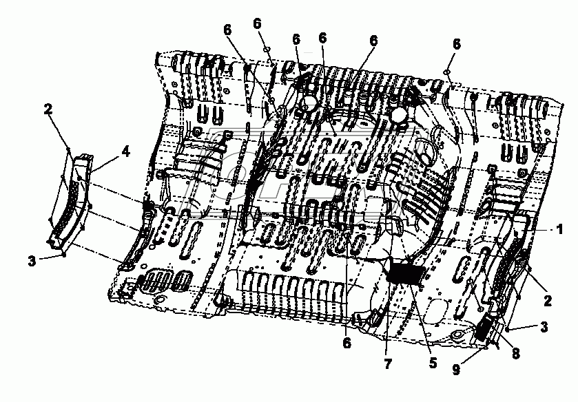 5102B-C0101 Интерьер пола