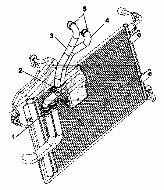 8101B-C0100 Трубопроводы отопителя