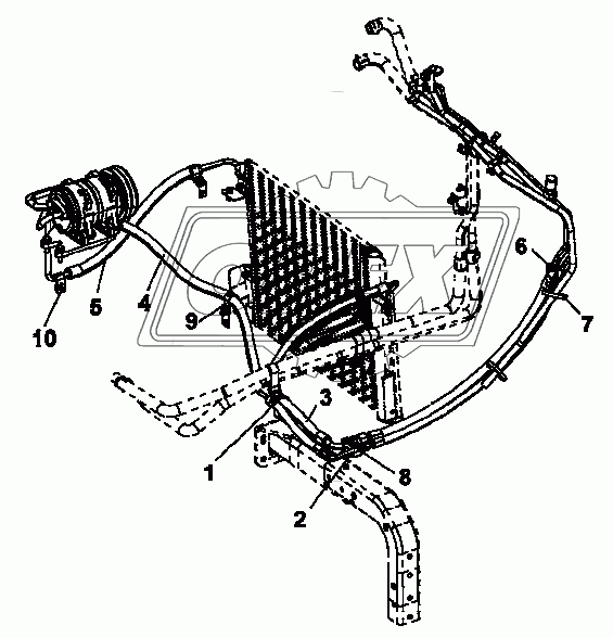 8108A-C0101 Трубопроводы кондиционера