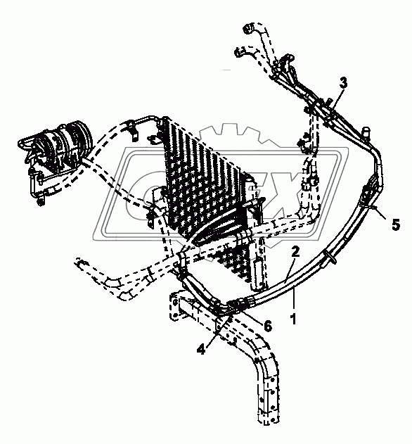 8108D-C0101 Трубопроводы кондиционера