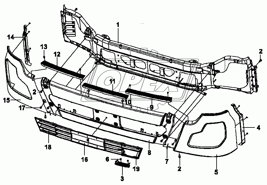 8406A-C0103 Передний бампер