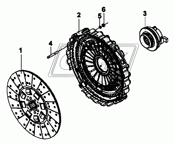 1601A-T0501 Сцепление