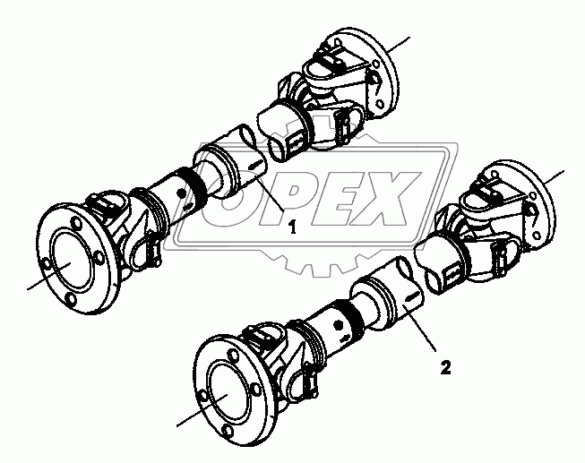 2201A-K0902 Карданные валы