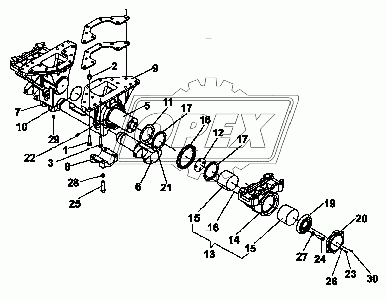 2904F-K0902 Балансирная подвеска