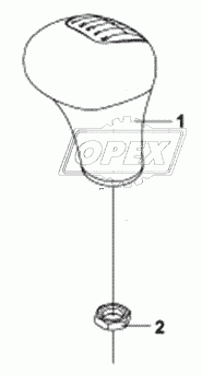 Рукоятка рычага переключения передач