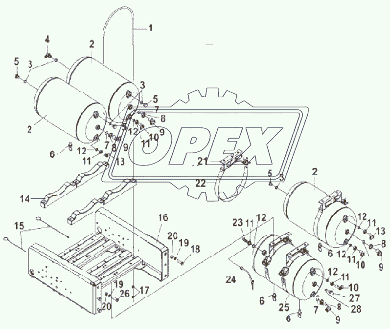 3513B40B-010 Воздушные ресиверы