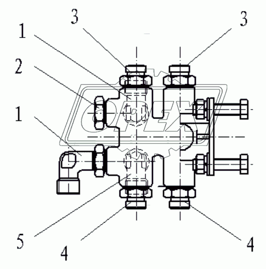 3525NC1C-010 Многоканальный штуцер