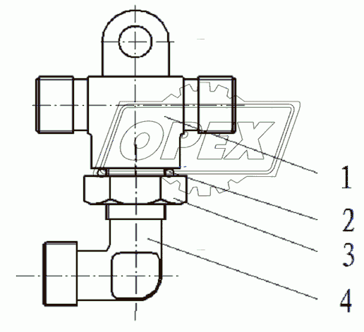 3506063-К0800 Тройник (система ABS)