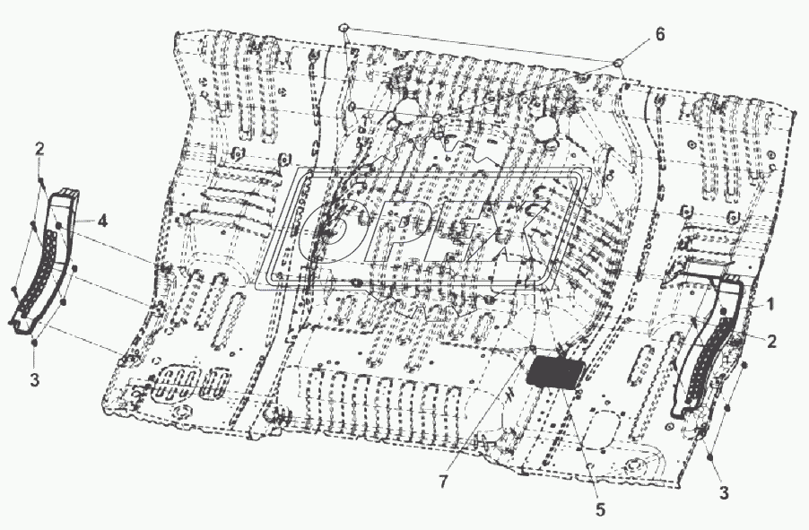 5102B-C0100 Интерьер пола