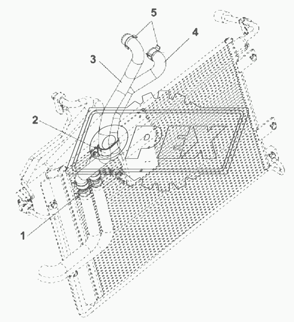 8101B-C0100 Трубопроводы отопителя