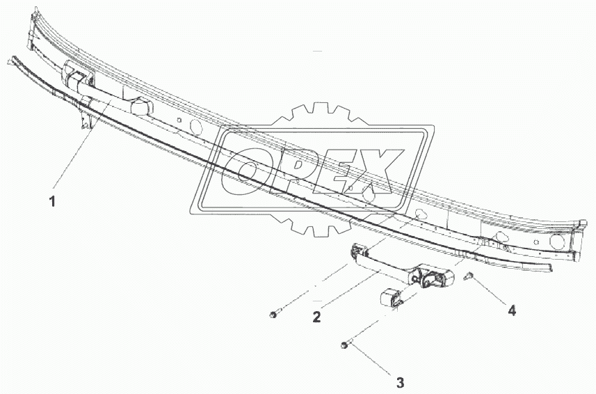 8211A-C0100 Наружные передние поручни