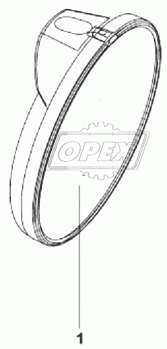 8219A-C0100 Зеркало нижнего обзора