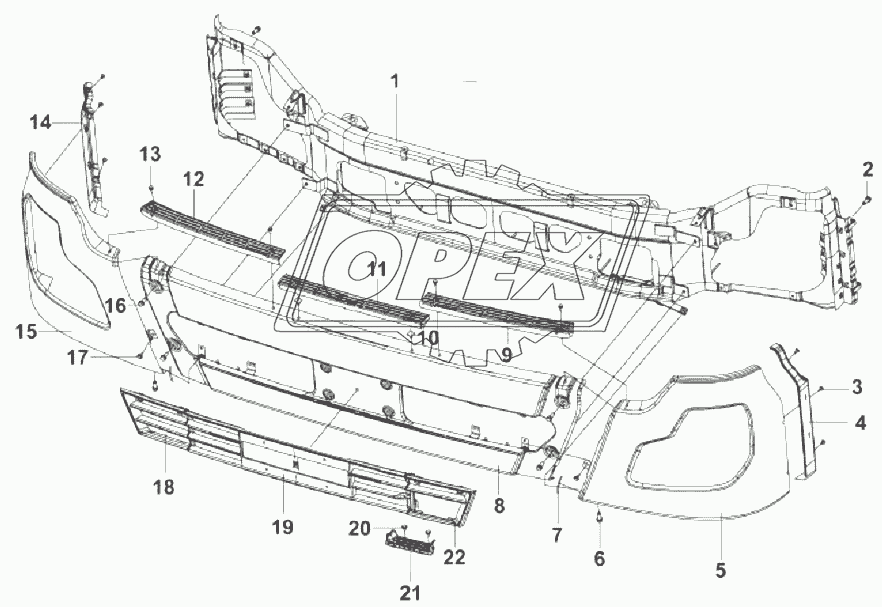 8406A-C0101 Передний бампер