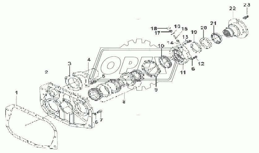 RT-11509G-12 Задняя крышка