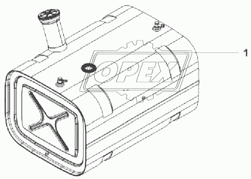 11E56 Топливный бак