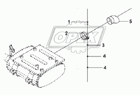 Muffler Exhaust Pipe Subassembly