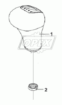 Gear Control Handle Subassembly