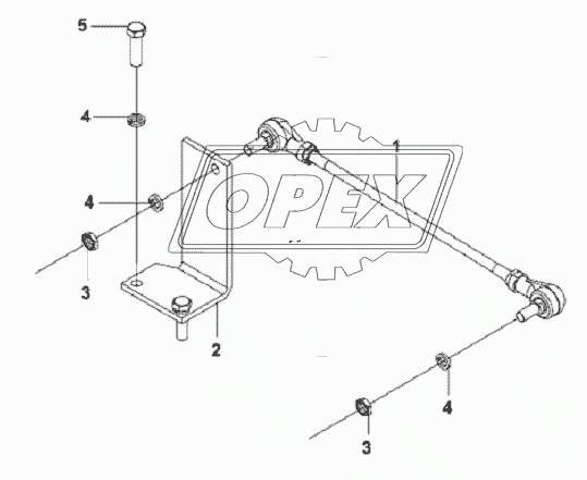 Gear Lever Subassembly Single Lever