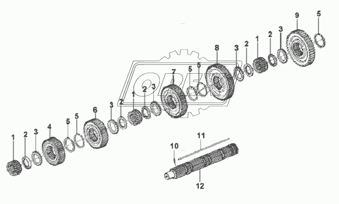 Second Shaft Assembly