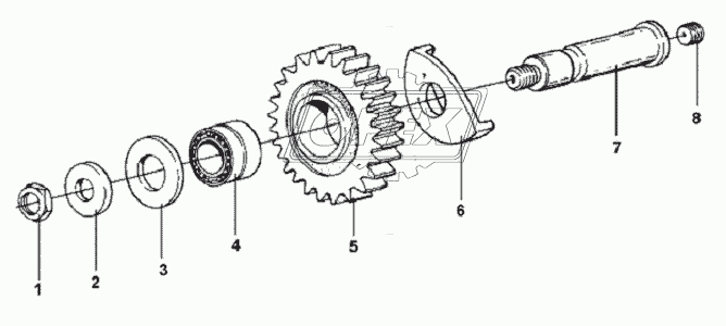 Reverse Gear Counter Shaft Assembly