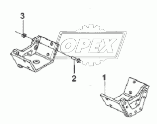 Engine Rear Suspension Subassembly-Vehicle Frame