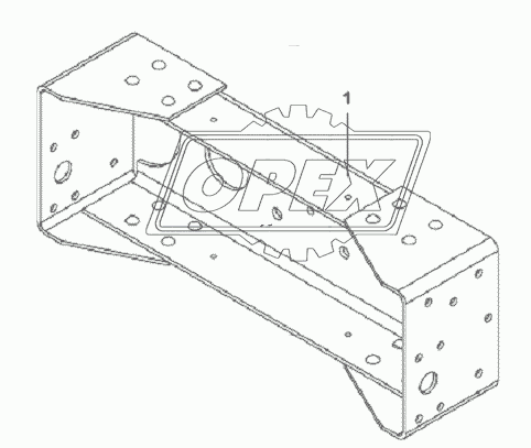 Cross Beam Subassembly-Rear