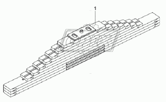 Rear Leaf Spring Subassembly