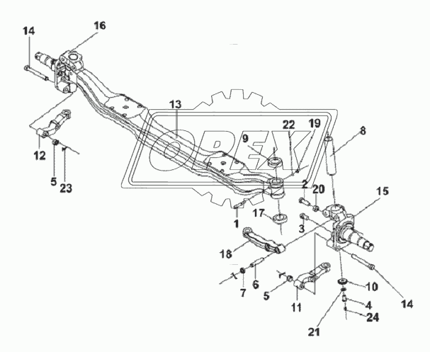 Front Axle Subassembly