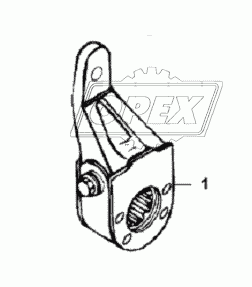 Front Left Brake Adjusting Arm