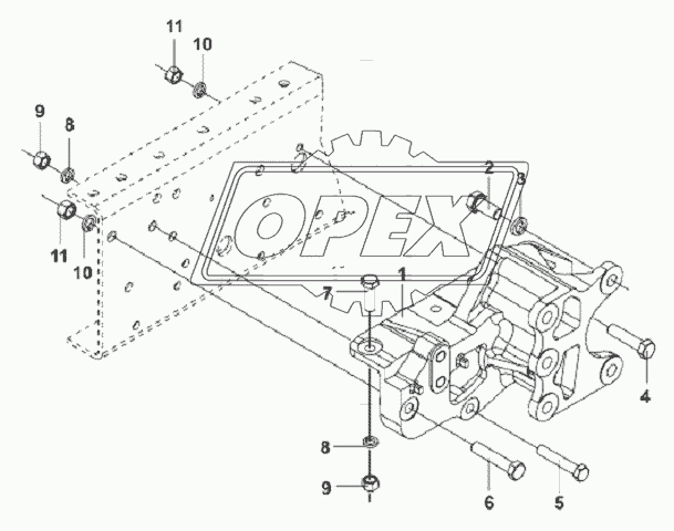 Steering Gear Bracket Subassembly