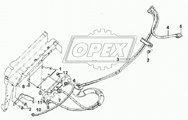 Hand Brake Pipeline Subassembly-Cab