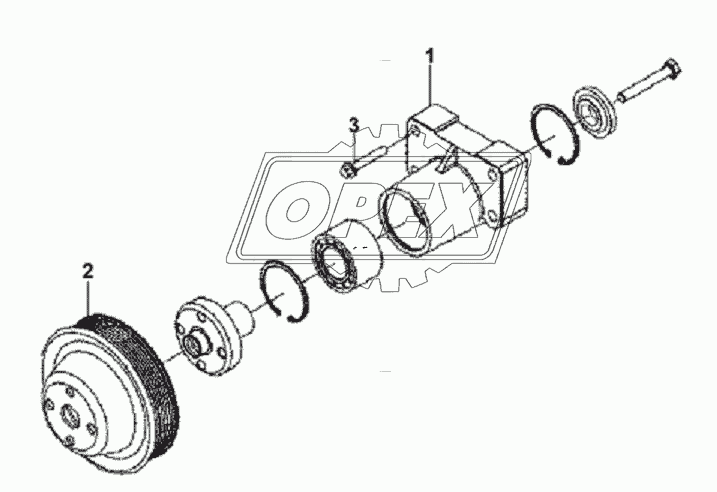 Fan Drive Subassembly 1