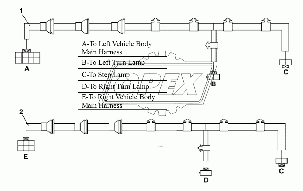 Vehicle Door Harness Subassembly