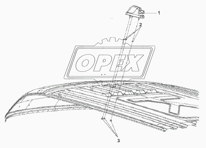 Front Outline Lamp Subassembly