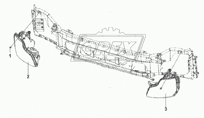 Front Combination Lamp Subassembly